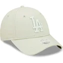 mutzen-gebogen-grun-verstellbares-band-claro-claro-9forty-league-essential-der-los-angeles-dodgers-mlb-von-new-era