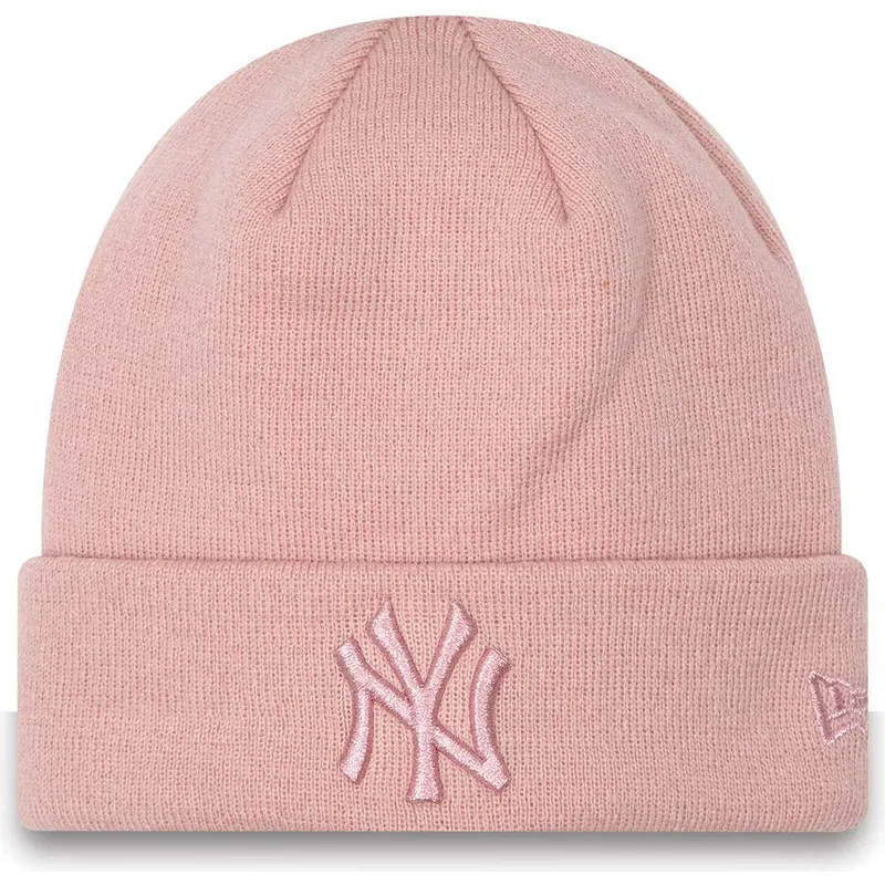 mutzen-rosa-rosa-cuff-metallic-der-new-york-yankees-mlb-von-new-era