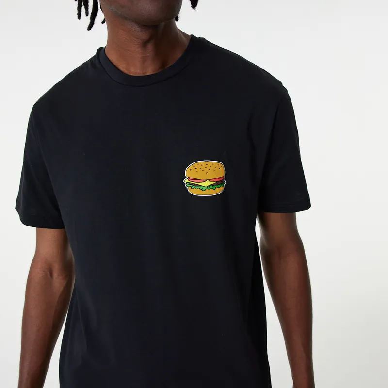 t-shirt-kurzarm-schwarz-der-camiseta-manga-corta-negra-good-burger-good-life-food-graphic-von-new-era