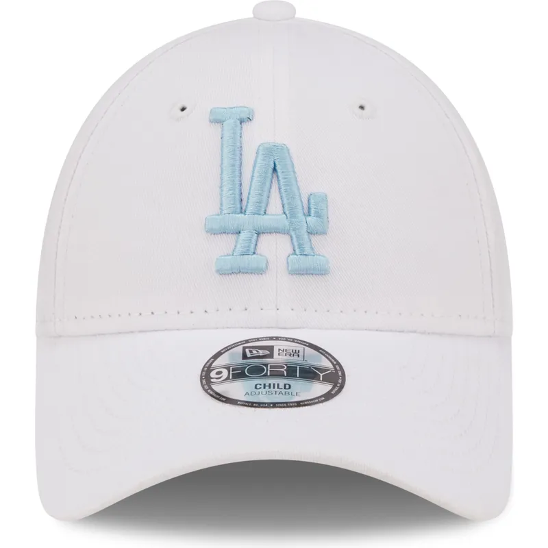 mutzen-gebogen-weiss-verstellbares-band-fur-kinder-9forty-league-essential-der-los-angeles-dodgers-mlb-von-new-era mutzen-gebogen-weiss-verstellbares-band-fur-kinder-9forty-league-essential-der-los-angeles-dodgers-mlb-von-new-era