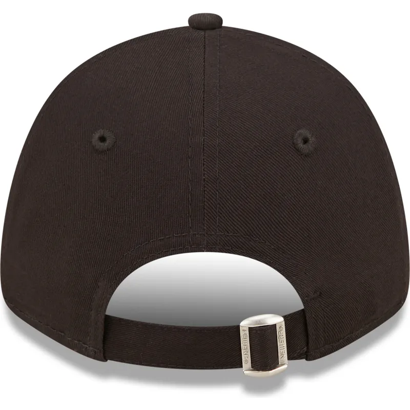 mutzen-gebogen-schwarz-verstellbares-band-fur-kinder-rosa-9forty-league-essential-der-new-york-yankees-mlb-von-new-era