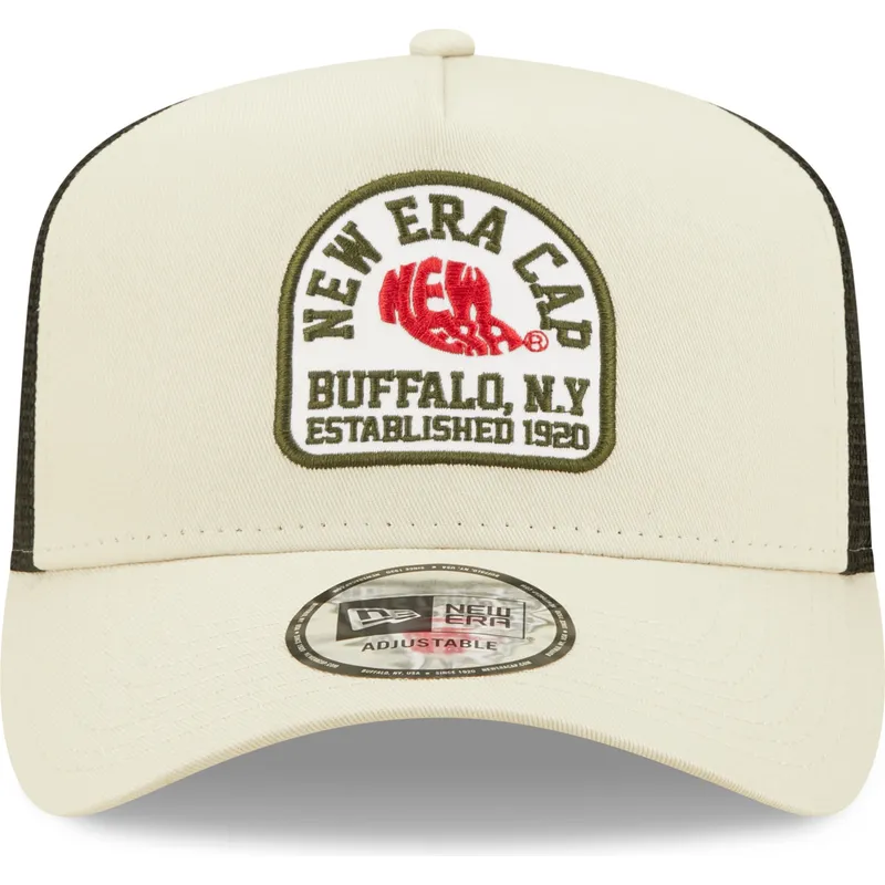 mutzen-gebogen-beige-snapback-a-frame-von-new-era
