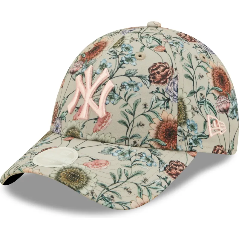 mutzen-gebogen-beige-verstellbares-band-9forty-all-over-print-floral-der-new-york-yankees-mlb-von-new-era mutzen-gebogen-beige-verstellbares-band-9forty-all-over-print-floral-der-new-york-yankees-mlb-von-new-era