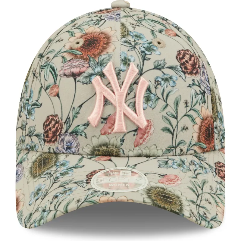 mutzen-gebogen-beige-verstellbares-band-9forty-all-over-print-floral-der-new-york-yankees-mlb-von-new-era mutzen-gebogen-beige-verstellbares-band-9forty-all-over-print-floral-der-new-york-yankees-mlb-von-new-era