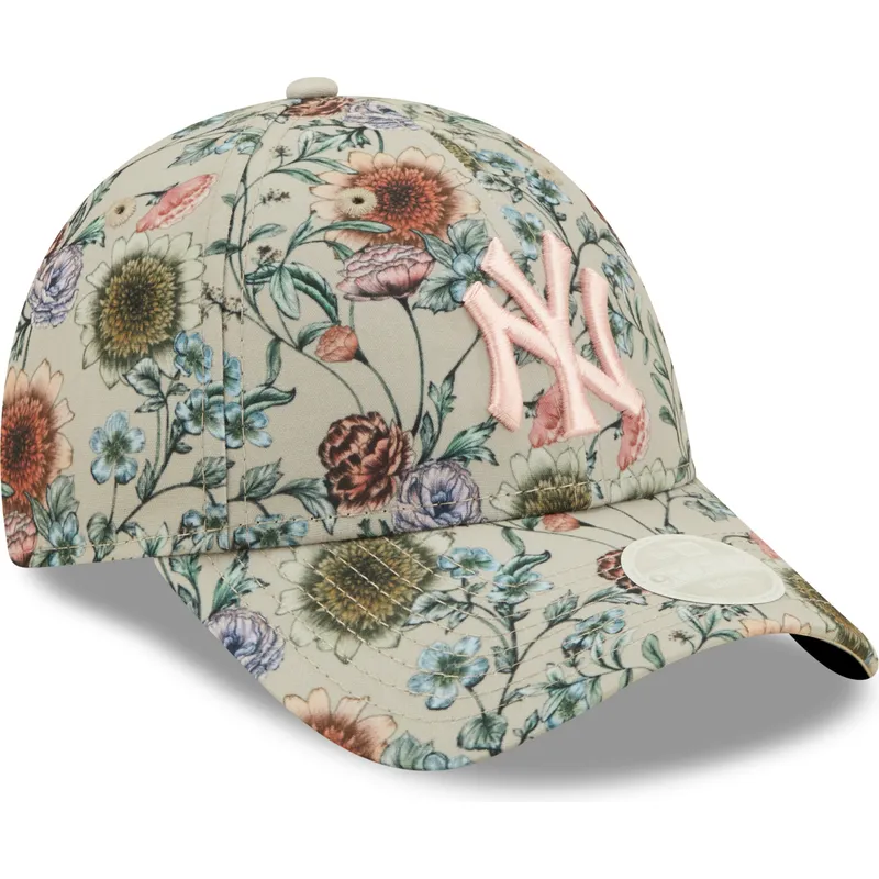 mutzen-gebogen-beige-verstellbares-band-9forty-all-over-print-floral-der-new-york-yankees-mlb-von-new-era mutzen-gebogen-beige-verstellbares-band-9forty-all-over-print-floral-der-new-york-yankees-mlb-von-new-era
