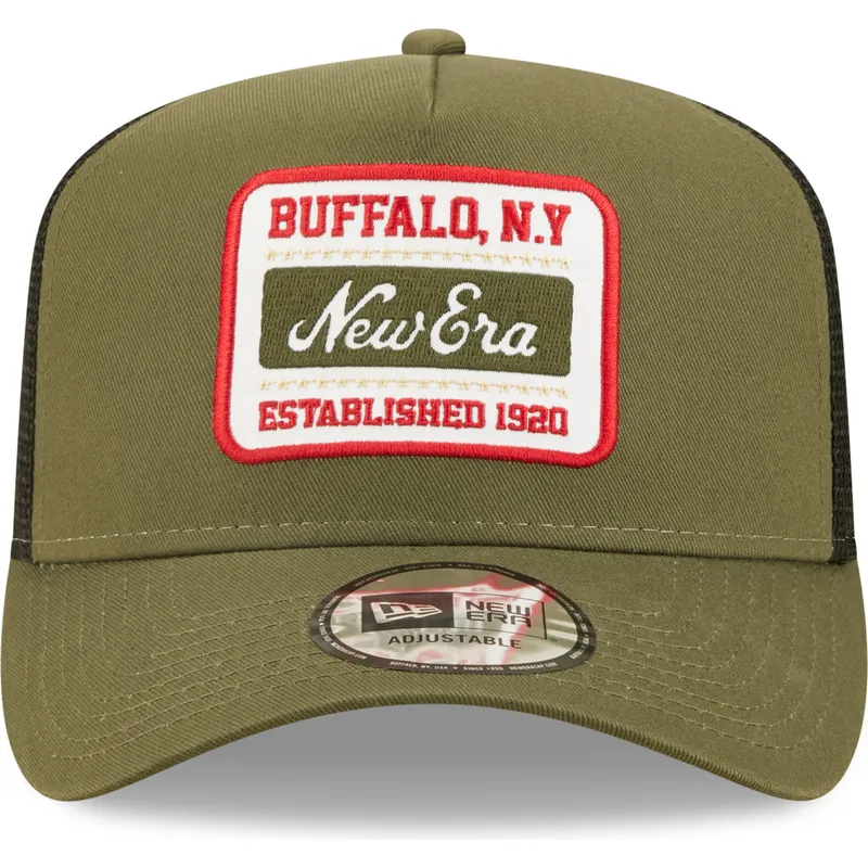 mutzen-gebogen-grun-snapback-a-frame-von-new-era