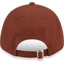 mutzen-gebogen-braun-verstellbares-band-9forty-linen-der-new-york-yankees-mlb-von-new-era