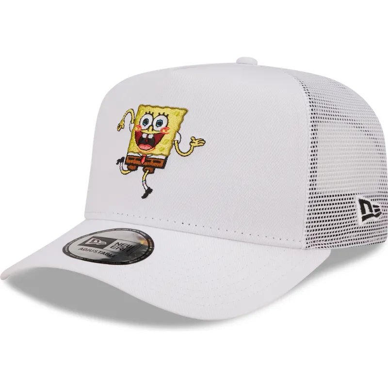 mutzen-gebogen-weiss-snapback-a-frame-der-bob-esponja-von-new-era