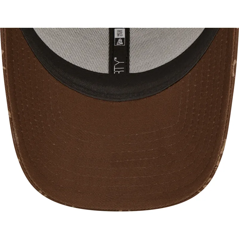 mutzen-gebogen-braun-verstellbares-band-9forty-monogram-der-new-york-yankees-mlb-von-new-era