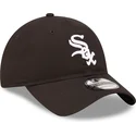schwarze-verstellbare-curved-cap-9twenty-league-essential-der-chicago-white-sox-mlb-von-new-era