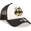 new-era-batman-dc-comics-a-frame-schwarze-und-weisse-trucker-kappe-fur-jungen