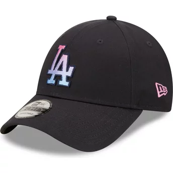 New Era Curved Brim 9FORTY Gradient Infill Los Angeles Dodgers MLB Navy Blue Adjustable Cap