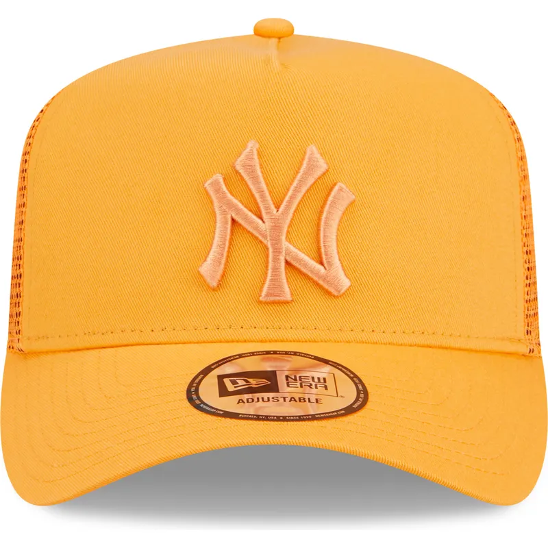 mutzen-gebogen-orange-snapback-a-frame-tonal-mesh-der-new-york-yankees-mlb-von-new-era mutzen-gebogen-orange-snapback-a-frame-tonal-mesh-der-new-york-yankees-mlb-von-new-era