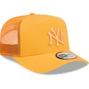 mutzen-gebogen-orange-snapback-a-frame-tonal-mesh-der-new-york-yankees-mlb-von-new-era