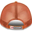 mutzen-gebogen-orange-verstellbares-band-a-frame-home-field-der-las-vegas-raiders-nfl-von-new-era