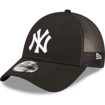 Casquette trucker noire ajustable A Frame Home Field New York Yankees MLB New Era