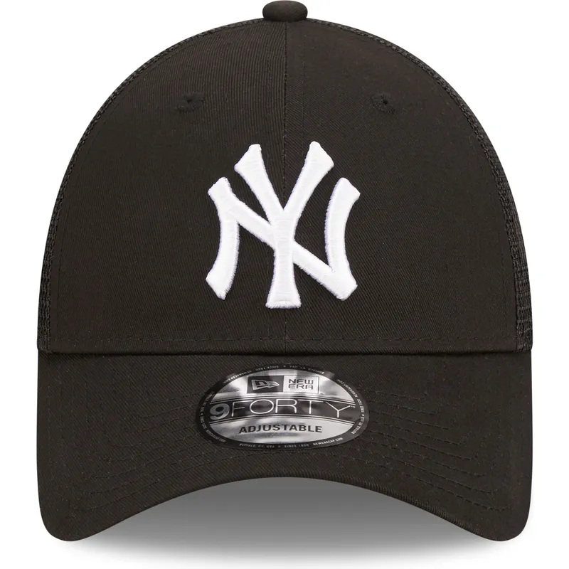 cappellino-trucker-nero-regolabile-a-frame-home-field-dei-new-york-yankees-mlb-di-new-era