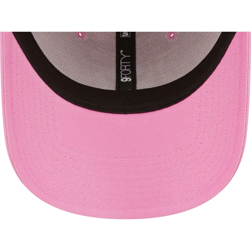 mutzen-gebogen-rosa-verstellbares-band-9forty-league-essential-der-new-york-yankees-mlb-von-new-era mutzen-gebogen-rosa-verstellbares-band-9forty-league-essential-der-new-york-yankees-mlb-von-new-era