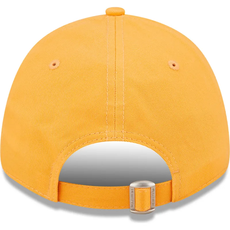mutzen-gebogen-orange-verstellbares-band-claro-9forty-league-essential-der-new-york-yankees-mlb-von-new-era