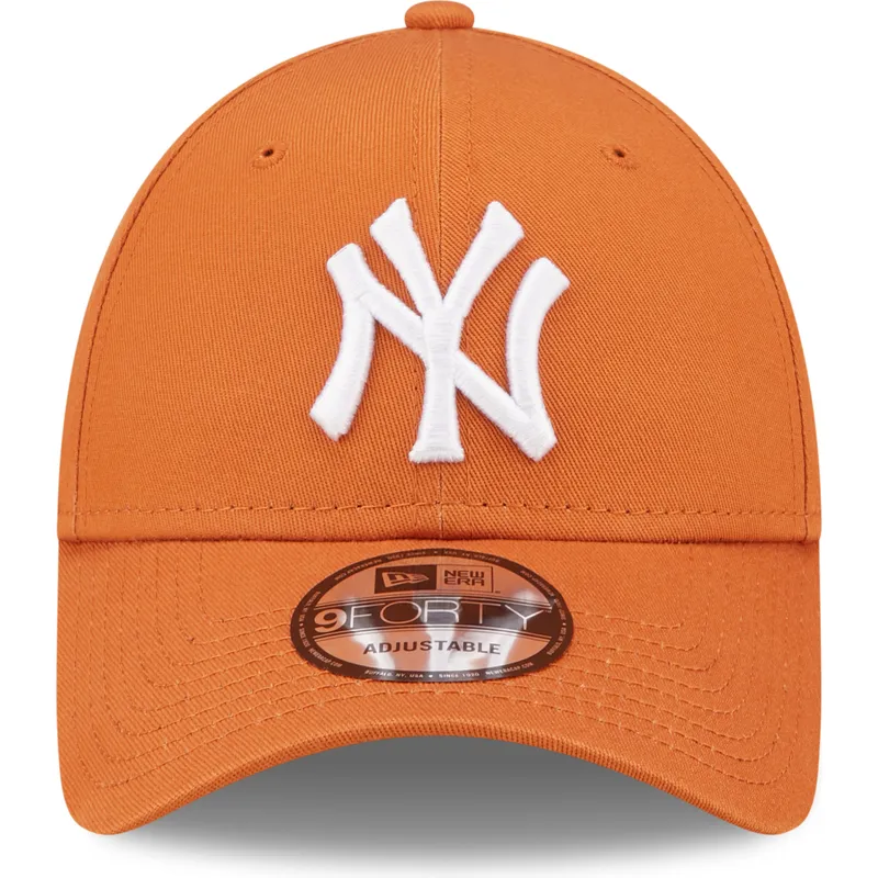 mutzen-gebogen-orange-verstellbares-band-9forty-league-essential-der-new-york-yankees-mlb-von-new-era mutzen-gebogen-orange-verstellbares-band-9forty-league-essential-der-new-york-yankees-mlb-von-new-era