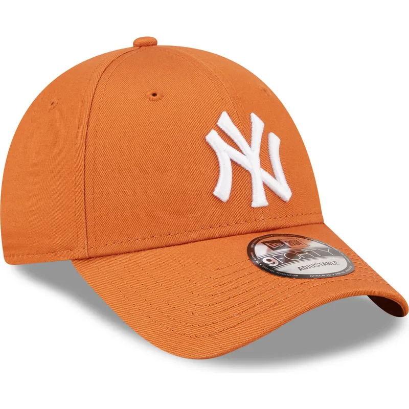 mutzen-gebogen-orange-verstellbares-band-9forty-league-essential-der-new-york-yankees-mlb-von-new-era mutzen-gebogen-orange-verstellbares-band-9forty-league-essential-der-new-york-yankees-mlb-von-new-era