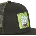 schwarze-rick-sanchez-flat-trucker-cap-casf-ri1-rick-und-morty-von-capslab