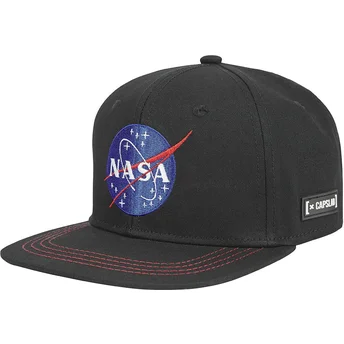Svart snapback-keps US2 NASA från Capslab