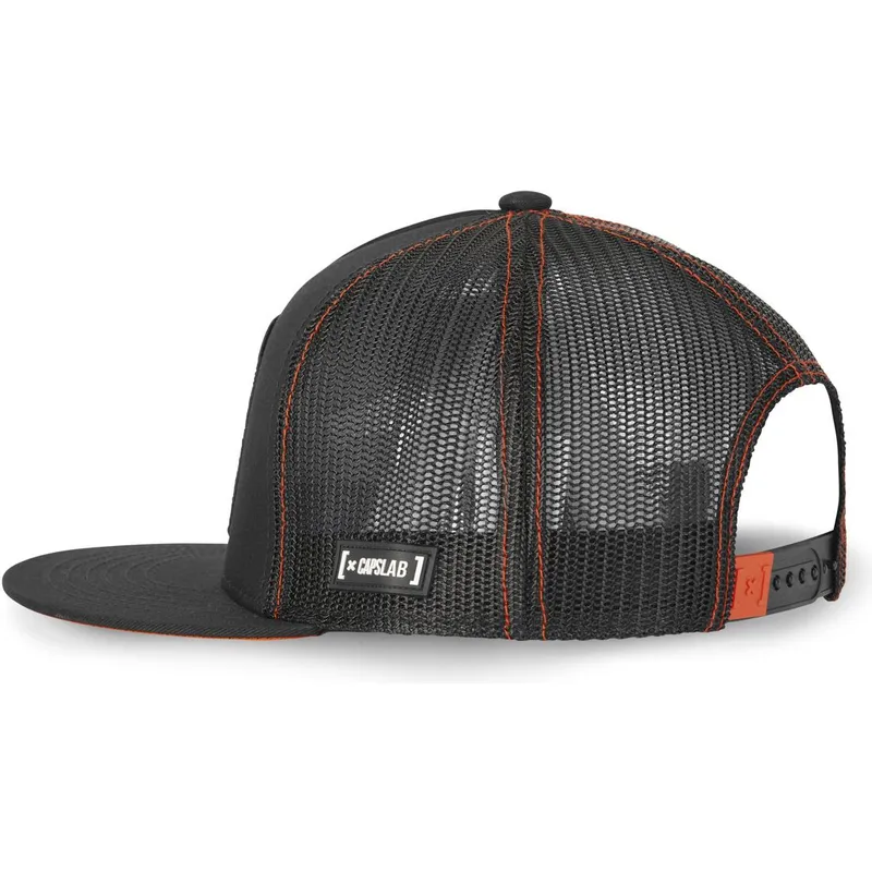 mutzen-flach-schwarz-snapback-snoopy-erdnusse-von-capslab