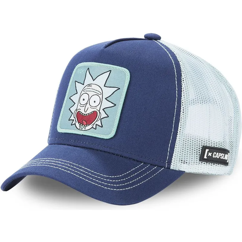 mutzen-gebogen-blau-snapback-rick-sanchez-rick-und-morty-von-capslab mutzen-gebogen-blau-snapback-rick-sanchez-rick-und-morty-von-capslab