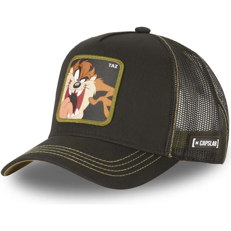 braune-trucker-cap-tasmanischer-teufel-ta1-looney-tunes-von-capslab