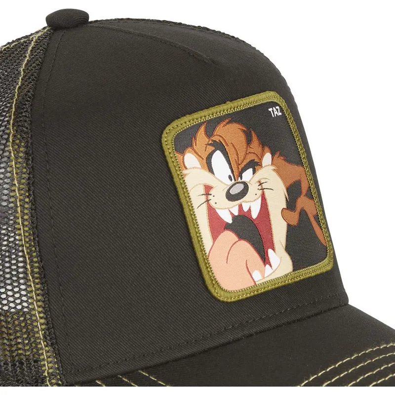 braune-trucker-cap-tasmanischer-teufel-ta1-looney-tunes-von-capslab