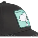 czarna-czapka-z-zakrzywionym-daszkiem-snapback-snoopy-nu1-peanuts-od-capslab
