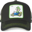 schwarze-trucker-cap-luigi-kart-lui1-super-mario-bros-von-capslab