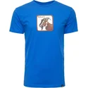 blaues-t-shirt-mit-kurzen-armeln-ziege-goat-flat-hand-the-farm-von-goorin-bros