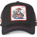 schwarze-trucker-kappe-mario-kart-dri1-super-mario-bros-von-capslab