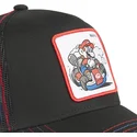 schwarze-trucker-kappe-mario-kart-dri1-super-mario-bros-von-capslab
