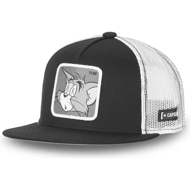 mutzen-flach-schwarz-snapback-tom-looney-tunes-von-capslab