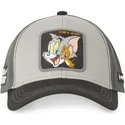 graue-verstellbare-curved-cap-tom-und-jerry-tj4-looney-tunes-von-capslab