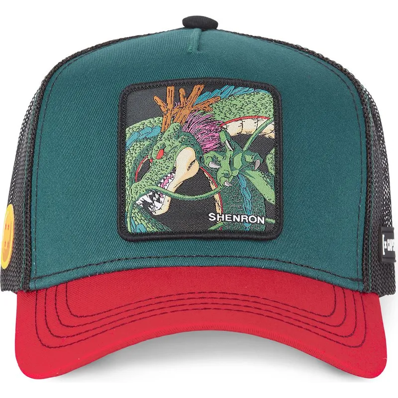 trucker-cap-blau-und-rot-shenron-she2-dragon-ball-von-capslab