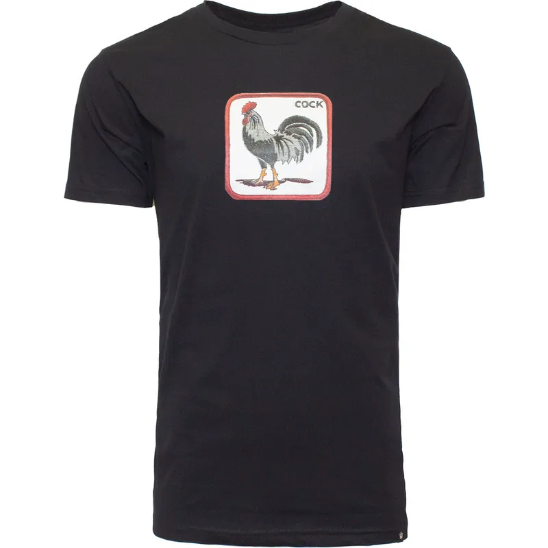 t-shirt-kurzarm-schwarz-der-camiseta-manga-corta-negra-gallo-cock-coop-the-farm-the-farm-von-goorin-bros t-shirt-kurzarm-schwarz-der-camiseta-manga-corta-negra-gallo-cock-coop-the-farm-the-farm-von-goorin-bros