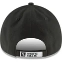 new-era-curved-brim-9forty-the-league-chicago-white-sox-mlb-black-adjustable-cap