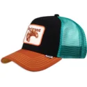 czapka-trucker-czarna-niebieska-i-brazowa-croissant-hft-food-od-djinns