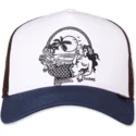 cappellino-trucker-bianco-marrone-e-blu-lazy-mermaid-hft-lazy-days-are-the-best-days-di-djinns