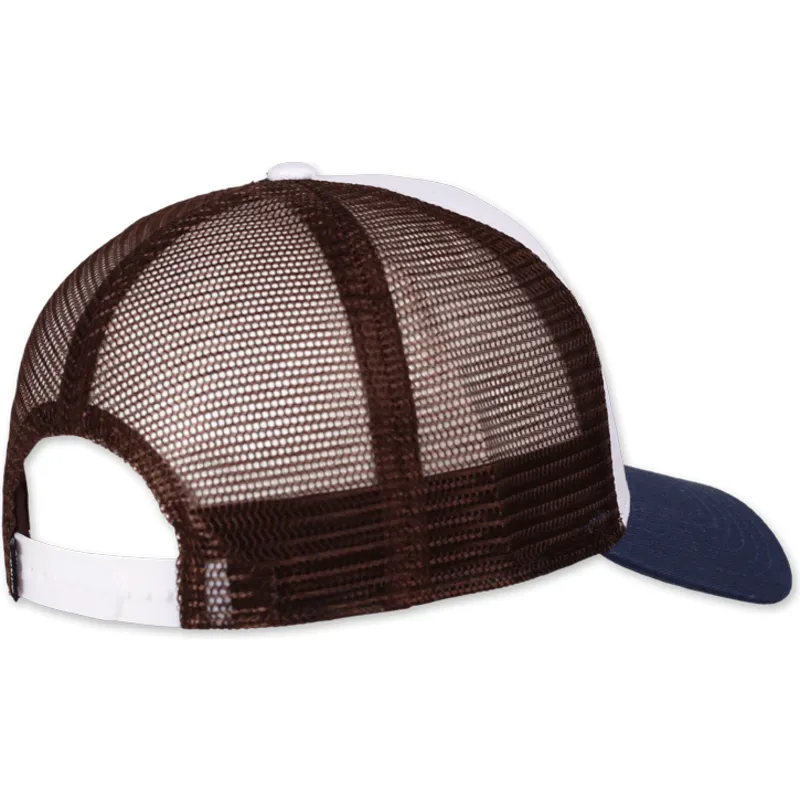 weisse-braune-und-blaue-trucker-kappe-lazy-mermaid-hft-lazy-days-are-the-best-days-von-djinns