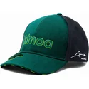 gorra-curva-verde-y-negra-ajustable-fernando-alonso-de-aston-martin-formula-1-de-kimoa