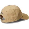 polo-ralph-lauren-cotton-chino-classic-sport-verstellbare-braune-kappe-mit-dunkelblauem-logo