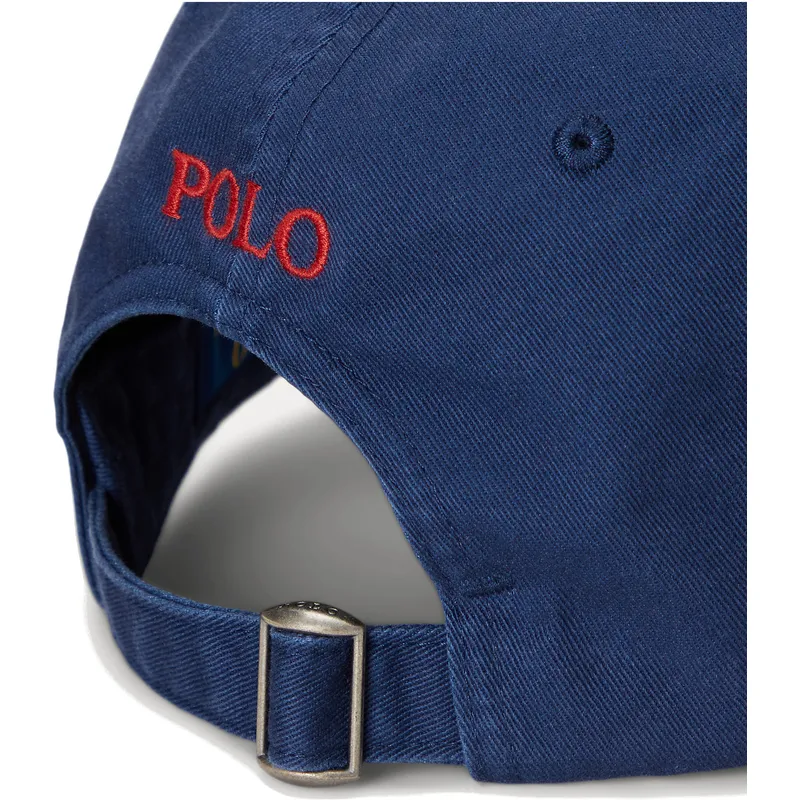 marineblaue-verstellbare-curved-cap-mit-rotem-logo-cotton-chino-classic-sport-von-polo-ralph-lauren