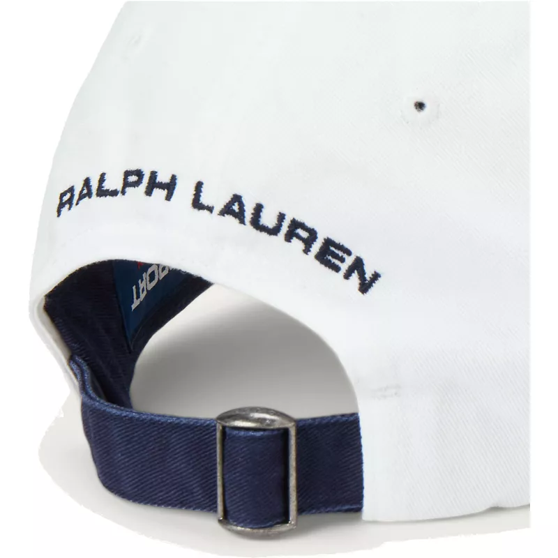 Casquette courbée rose ajustable avec logo bleu Cotton Chino Classic Sport  Polo Ralph Lauren