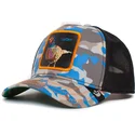 czapka-trucker-niebieski-kamuflaz-bazant-lucky-luck-stays-down-the-farm-od-goorin-bros