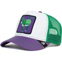 weisse-grune-und-violette-trucker-kappe-ass-donkey-trip-the-farm-von-goorin-bros